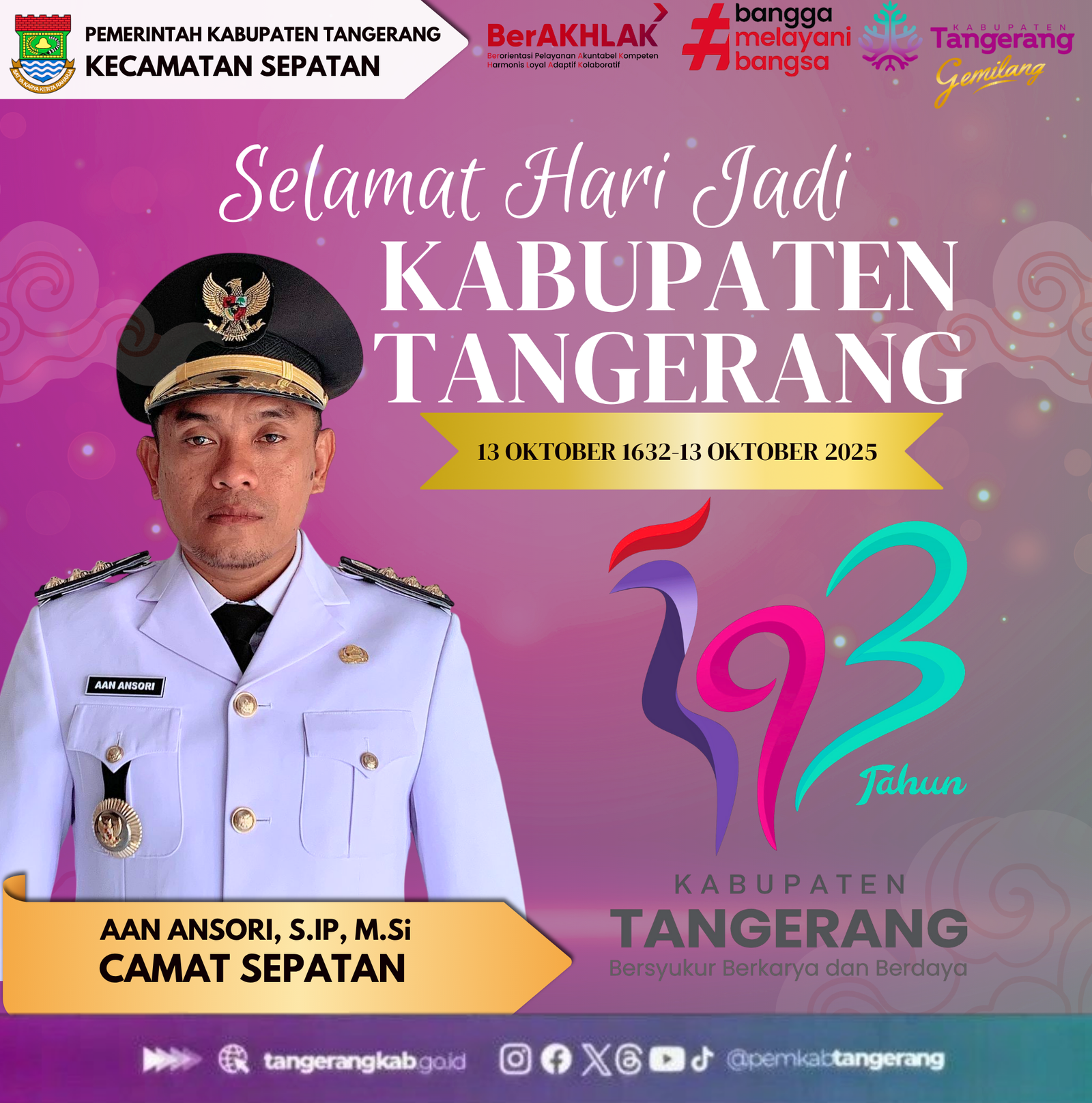 Kecamatan Sepatan mengucapkan selamat HUT Kabupaten Tangerang Ke-393_20251011_140726_0000