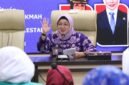 Wakil Bupati Tangerang, Intan Nurul Hikmah meluncurkan Sekolah Gender Angkatan I tahun 2026 yang digelar di Ruang Rapat Wareng, Gedung Kantor Bupati Tangerang, Kabupaten Tangerang Provinsi Banten pada Kamis (19/02/26). (foto/hms) 