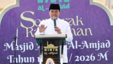 Bupati Tangerang Moch. Maesyal Rasyid Membuka Semarak Ramadan 1447 Hijriah/2026 Masehi DI Masjid Agung Al-Amjad (foto/hms) 