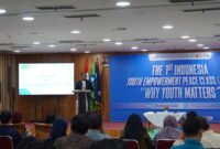 Event The 1st Indonesia Youth Empowerment Peace Class (YEPC): Why Youth Matters di Auditorium dr. H. Abdul Rajak Lt 5 Universitas Mohammad Husni Thamrin, Jakarta Timur, Kamis, 29 Januari 2026. (foto/istimewa) 
