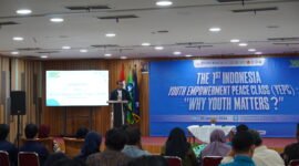 Event The 1st Indonesia Youth Empowerment Peace Class (YEPC): Why Youth Matters di Auditorium dr. H. Abdul Rajak Lt 5 Universitas Mohammad Husni Thamrin, Jakarta Timur, Kamis, 29 Januari 2026. (foto/istimewa) 