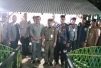 Desa Kayu Bongkok perwakikan kecamatan sepatan dalam Penilaian Pos linmas dan Siskamling (foto/jml) 