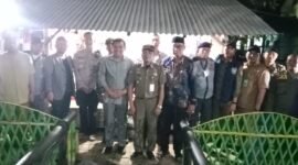 Desa Kayu Bongkok perwakikan kecamatan sepatan dalam Penilaian Pos linmas dan Siskamling (foto/jml) 