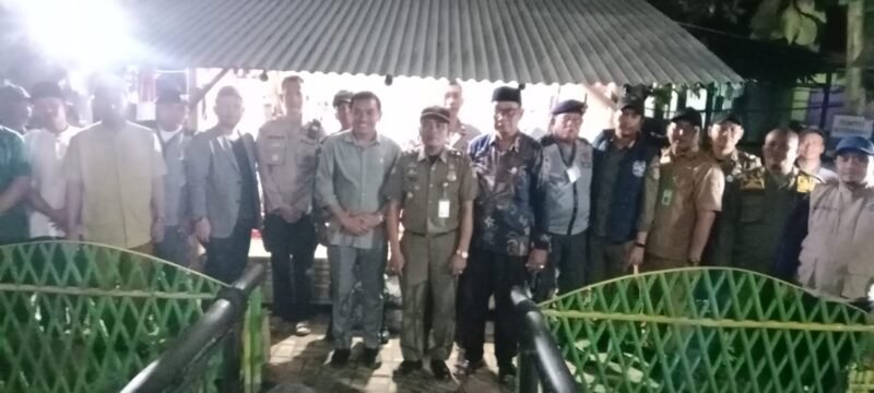 Desa Kayu Bongkok perwakikan kecamatan sepatan dalam Penilaian Pos linmas dan Siskamling (foto/jml) 