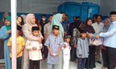 HUT Partai Gerindra Ke 18 Tahun Berikan Santunan Kepada 100 Anak Yatim 