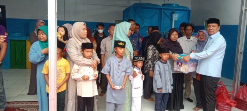HUT Partai Gerindra Ke 18 Tahun Berikan Santunan Kepada 100 Anak Yatim 