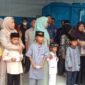 HUT Partai Gerindra Ke 18 Tahun Berikan Santunan Kepada 100 Anak Yatim 