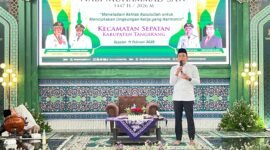 Peringatan Isra Mi'raj Nabi Besar Muhammad SAW 1447 Hijriah Kecamatan Sepatan Kabupaten Tangerang (foto/jml) 