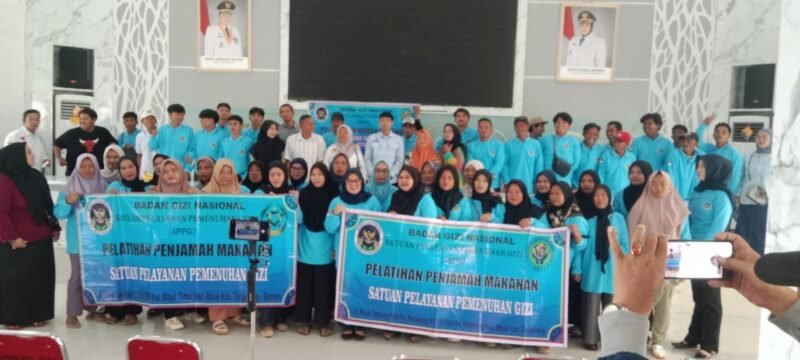 Peserta SPPG Ketapang dan Mauk Timur ikuti Pelatihan Penjamah Makanan (foto/jml) 