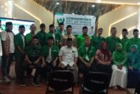 Jajaran PAC GP Ansor Kecamatan Mauk Kabupaten Tangerang pada kegiatan Konferancab Ke IV (foto/jml) 