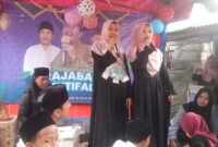 Kegiatan peringatan Isra Mi'raj Nabi Besar Muhammad SAW Majlis Ta'lim Nurul Huda Kampung Pondok Dadap Desa Kedaung Barat (foto/nano) 