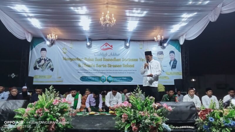 Kegiatan Pengembang Perumahan Haji Monong Sejahtera (HMS) Properti Menyambut Bulan Suci Ramadhan 1446 Hijriyah (foto/slh) 