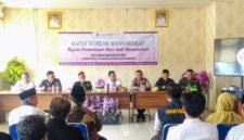 Suasana pertemuan Camat Sepatan Dengan Tokoh Masyarakat Bahas Penetapan Hari Jadi Kecamatan Sepatan (foto/jml) 