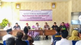 Suasana pertemuan Camat Sepatan Dengan Tokoh Masyarakat Bahas Penetapan Hari Jadi Kecamatan Sepatan (foto/jml) 