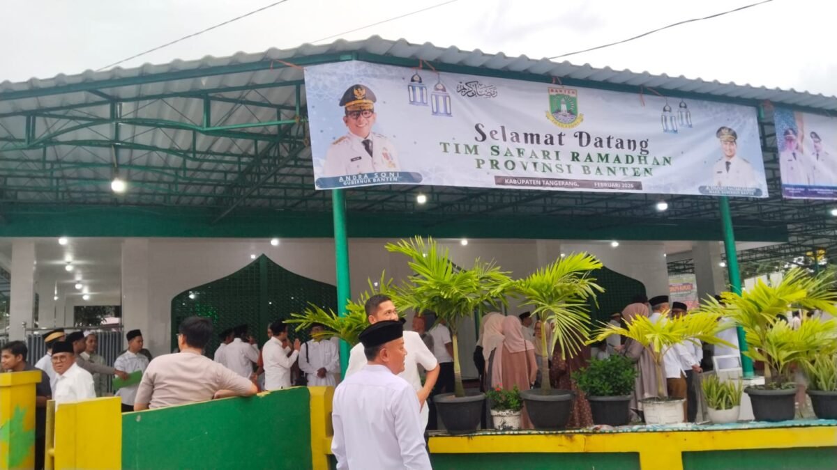 Gubernur Banten, Andra Soni melakukan Safari Ramadan 1446 H