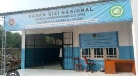 MBG Yayasan Al Rahim Al Islami Gunung Kaler (foto/heri) 