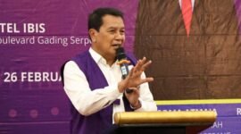 Bupati Tangerang Moch. Maesyal Rasyid saat membuka Rapat Penyusunan Program bersama Tim Pembina (TP) Posyandu Kabupaten Tangerang Tahun 2026 (foto/jml) 