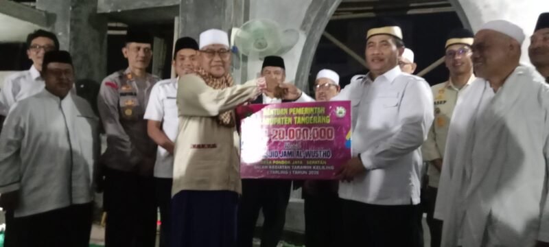 Tim 6  Tarling Kabupaten Tangerang Melaksanakan Tarling di Masjid Jami Al Wustho Kecamatan Sepatan (foto/jml) 