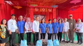 Menjelang Perayaan Tahun Baru Imlek, Disperindag Kabupaten Tangerang Gelar GPM di Wihara Arya Dipa Kosambi (foto/hms) 