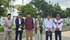 Ketua SMSI Provinsi Banten sekaligus Penasehat PWI Banten, Lesman Bangun, jajaran pengurus melakukan pengecekan lokasi di Museum Banten dan Kawasan Kesultanan Banten Lama (foto/istimewa)