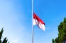 Pengibaran Bendera Merah Putih Setengah Tiang (foto/al) 