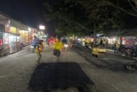 Proses Perbaikan Jalan di Wilayah Kabupaten Tangerang (foto/hin)