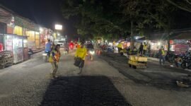 Proses Perbaikan Jalan di Wilayah Kabupaten Tangerang (foto/hin) 