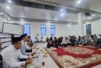 Suasana kegiatan Pemdes Buaran Jati ketika Buka Bersama Dengan Para Ulama Dan Umaro Se-Desa Buaran Jati (foto/Ast) 