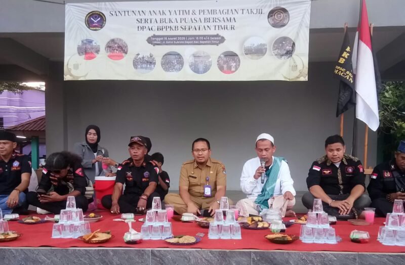 Kegiatan DPAC BPPKB Sepatan Timur Santuni Anak Yatim dan Buka Puasa Bersama (foto/soleh) 