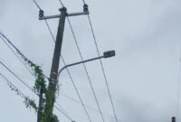 Kondisi penerangan jalan umum (PJU) yang tidak berfungsi alias Mati (foto/istimewa) 