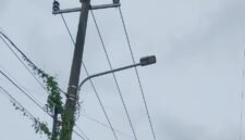 Kondisi penerangan jalan umum (PJU) yang tidak berfungsi alias Mati (foto/istimewa) 