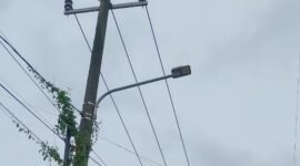 Kondisi penerangan jalan umum (PJU) yang tidak berfungsi alias Mati (foto/istimewa) 