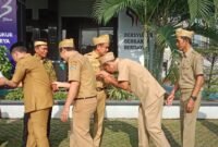 Suasana Halal Bihalal di Lingkup Kecamatan Sepatan (foto/jml) 