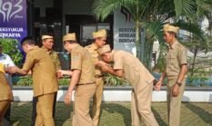 Apel Pagi dan Halal Bihalal Isi Hari Pertama Masuk Kerja di Lingkup Kecamatan Sepatan