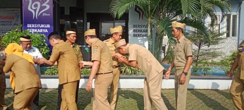 Suasana Halal Bihalal di Lingkup Kecamatan Sepatan (foto/jml) 
