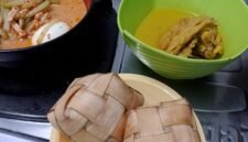 Kuliner Ketupat di Perayaan Qunutan dilaksanakan tepat pada malam ke-16 bulan Ramadan (foto/istimewa) 