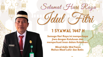 Kasie Binwasdes Kecamatan Teluknaga Mengucapkan Selamat Hari Raya Idul Fitri 1447 Hijriah