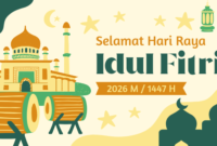Selamat Hari Raya Idul Fitri (foto/cnva) 