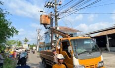 Respon Keluhan Masyarakat, Dishub Kabupaten Tangerang Perbaiki PJU Mati di Sepatan