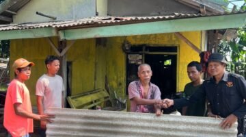 Gerak Cepat! PAC Squad Nusantara Balaraja Bedah Rumah Warga Yang Terkena Puting Beliung