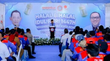 Kapolri Hadiri Halal Bihalal KSPSI, Perkuat Sinergi Buruh dan Pengusaha 