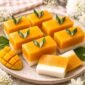 Kue Puding Lapis Mangga Santan