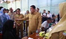 HUT ke-80 TNI AU, Bupati Tangerang hadiri Baksos Kesehatan Gratis Satrad 401 Tajung Kait Mauk