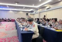 Rapat Kerja Teknis (Rakernis) Setum Polri dengan mengusung tema “Optimalisasi Fungsi Kesekretariatan Polri.”