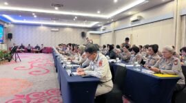 Rapat Kerja Teknis (Rakernis) Setum Polri dengan mengusung tema “Optimalisasi Fungsi Kesekretariatan Polri.”