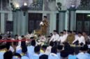 Pidato Gubernur Banten, Andra Soni saat pelepasan jemaah haji di Masjid Raya Al-A'zhom