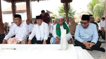 Bupati Tangerang saat Resmikan Pemugaran dan Penataan Kawasan Makam Keramat Ki Mauk