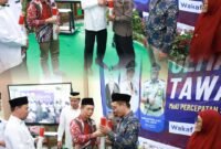 Bupati Tangerang saat Launching GEMAPATAS TAWAF