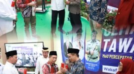 Bupati Tangerang saat Launching GEMAPATAS TAWAF