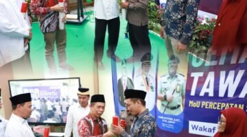 Bupati Tangerang saat Launching GEMAPATAS TAWAF
